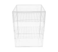 CALLARON Vitrina Acrílica para Repostería de 3 Niveles Diseño Ajustable, Protección y Almacenamiento de Pasteles y Postres para Mostrador de Panadería