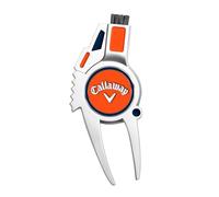 Callaway 4-n-1 Divot Herramienta de reparación Naranja/Azul Marino