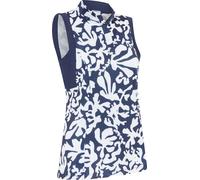 Callaway Abstract Floral Sleeveless Womens Peacoat M Camiseta polo