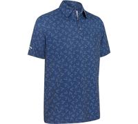 Callaway All-Over Large Chev Printed Mens Peacoat 3XL Camiseta polo
