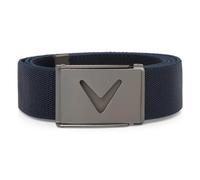 Callaway Apparel Cinturón tejido con logotipo en V para hombre, Talla única