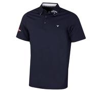 Callaway Apparel Emea SS Odyssey Bloc Camisa de Polo, Peacoat, L para Hombre
