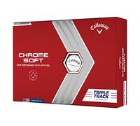 Callaway Chrome Soft Triple Track Golf Balls, Unisex-Adult, Blanco, M/L