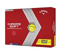 Callaway Chrome Soft Triple Track, Bolas DE Golf Unisex Adulto, Amarillo (Yellow), Talla Única