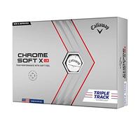 Callaway Chrome Soft X LS Triple Track Golf Balls, Unisex-Adult, Blanco, L