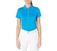 Callaway de Golf para Mujer Polo de Manga Corta piqué Abierto de Malla Camiseta - CGW437, Large, Azul Medio