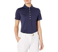 Callaway de Golf para Mujer Polo de Manga Corta piqué Abierto de Malla Camiseta - CGW437, Large, Peacoat