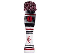 Callaway Driver 2020 Cubierta con Pom Pom para Cabeza Unisex-Adult, Blanco/Negro/Carbone/Rosso, Talla única