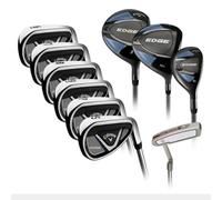 Callaway Edge 2024 - Juego de palos de golf para hombre, juego de acero de 10 piezas con flexibilidad regular para golfistas diestros