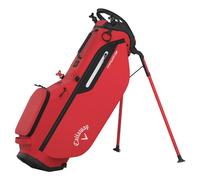 Callaway Golf Fairway C - Bolsa Ligera con Soporte 2025, Color Rojo Fuego/Negro/Blanco