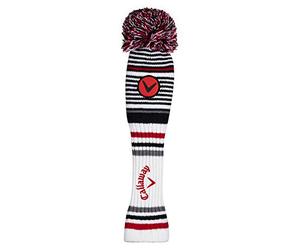 Callaway Fairway Wood 2020 Cubierta de Palo con Pom Pom Unisex-Adult, Blanco/Negro/Carbone/Rosso, Talla única