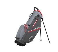 Callaway Golf Chase Dry Stand Bag 2026, Acero Grafito/Rojo Fuego