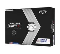 CALLAWAY Chrome Soft X Triple Track Bolas DE Golf, Adultos Unisex, Blanco, Talla única