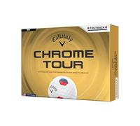 Callaway Golf Chrome Tour 2026 Pelotas de Golf, Tru Track, Azul/Rojo