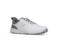 Callaway Golf GTX, Zapatos de Golf Hombre, Blanco Gris Azul, 45 EU