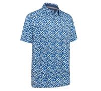 Callaway Golf Hombre 2025 Caleidoscopio Chevrón Transpirable Golf Polo 32% OFF