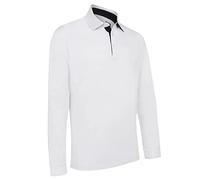 Callaway Golf Hombres Swingtech Fabricion Polo Tela - Blanco Brillante - XL