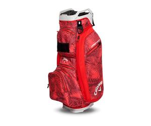 Callaway Golf ORG 14 HD - Bolsa Impermeable para Carrito 2025, Palmeras Rojas/Gris