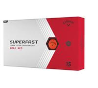 Callaway Golf Superfast Bold - Pelotas de Golf, Color Rojo