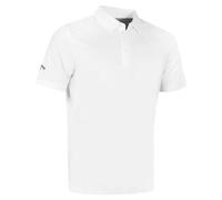 Callaway Golf Hombre SwingTech Solid Station Polo Shirt - Bright Blanco - XL