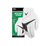 Callaway Guantes de Golf Weather Spann 2032 para Hombre, M, Blanco (Derecha)