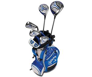 Callaway Golf Xj Junior Juego de Golf, Nivel 2, Juego de 6 Piezas, Mano Derecha, Azul