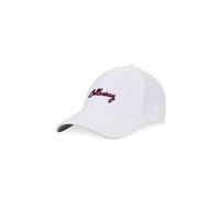 Callaway Gorro Unisex con imán de Puntada para Mujer, Blanco/Ciruela roja, Talla única