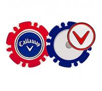 Callaway Juego de 2 marcadores intercambiables para pelotas de golf con chip de póquer