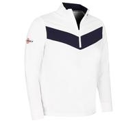 Callaway Odyssey - Suéter elástico con cremallera de 1/4 para hombre (paquete de 1), Blanco brillante., XXL