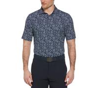 Callaway Polo de Golf de Manga Corta con Estampado de cheurón para Hombre, Camisa Polo de Golf de Manga Corta (Paquete de 1), Blanco Brillante/Abrigo, M