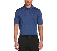 Callaway Pro Spin - Polo de Golf de Manga Corta para Hombre, elástico, Absorbe la Humedad, protección Solar (Disponible en Tallas Grandes y Altas), Chaquetón, Large