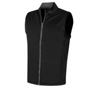 Callaway Short Sleeve Lightweight Vest Chaqueta, Caviar, XL para Hombre