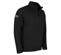 Callaway Suéter térmico SwingTech de golf de manga larga con cremallera de 1/4 para hombre, Caviar, XL