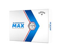 Callaway Supersoft MAX - Pelotas de Golf, 12B PK (versión 2023), Color Blanco