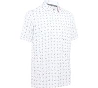 Callaway Swing Chev Mens Bright White L Camiseta polo