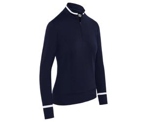 Callaway Thermal Long Sleeve Colourblock Top Peacoat Camiseta de mujer L