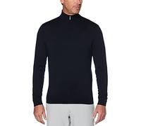 Callaway Weather Series Thermal Merino Wool 1/4 Zip Golf Sweater Manga Larga, Azul Marino, Medium para Hombre