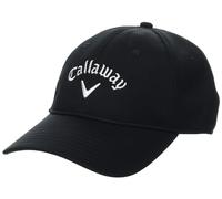 Callaway Wmn Perf Front Crest Str Gorra, Mujeres, Negro, Talla única