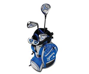 Callaway X 1 Package Junior-1-Juego de Paquete, Mano Derecha, Juego de 4 Piezas, Azul, Infantil, Junior Set