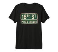Calle 18, Pilsen, Chicago, Neighborhood Pride, Illinois Camiseta Premium