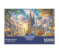 Calle Catedral 1000 Piezas Adultos Puzzle Clásicos Regalo DecoracióN Familiar Juego Desafiante 38x26cm/1000pcs