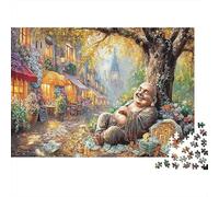 Calle Crepúsculo Rompecabezas 1000 Piezas Adultos Niños +14 Años Abundancia Dorada Regalo Hombre Mujer Navidad Decoración Familiar Acertijos 52x38cm/1000pcs