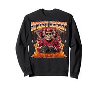 Calle de hockey callejero esqueleto calavera estilo 90 Bootleg Sudadera