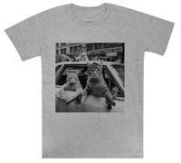 Calle De Los Gatos Gánsteres Kids Grey tee Camiseta De Manga Corta para Niños Kids Grey tee Children Short Sleeve T-Shirt