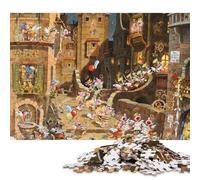 Calle del Ángel de la Noche Puzzles Adultos 500 Piezas para Decoración del Hogar Educational Game Cumpleaños Juego De Rompecabezas Stress Relief 500pcs (52x38cm)