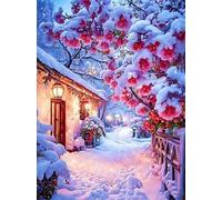 Calle del Árbol de Invierno Puzzle 30 Piezas Adultos, Rompecabezas DIY Entretenimiento para Adultos, Puzzles Pasatiempo Creativo, Juguete Educativo, Descompresión Regalo
