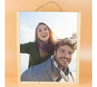 CALLE DEL REGALO Caja de madera para 3 botellas personalizada con tu foto