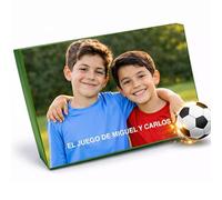 CALLE DEL REGALO Juego de Cartas de Fútbol Megasuper League | Juego de Mesa Temático de Fútbol | Caja Personalizada con Foto