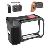 Calle Fotografía Mango Kit Compatible con Insta360 Ace Pro2/Ace Pro Xplorer Agarre Kit Aluminio Protector Jaula Marco con Zapata fría para luz de vídeo Jaula para Conejos Mic