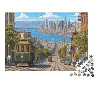 Calle Hyde de San Francisco Puzzle 1000 Piezas, Actividad Familiar